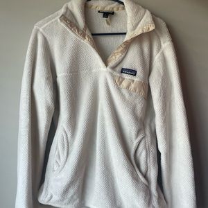 Patagonia Cream Button Sweatshirt